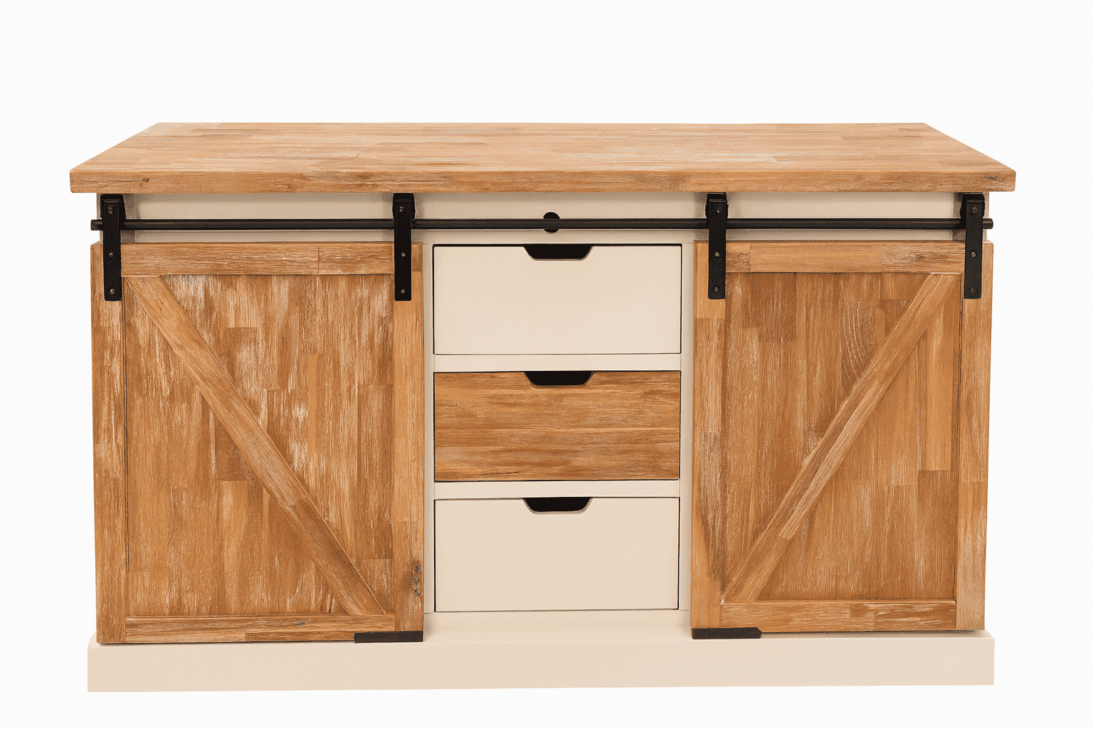 Landelijk dressoir schuifdeuren barndoors