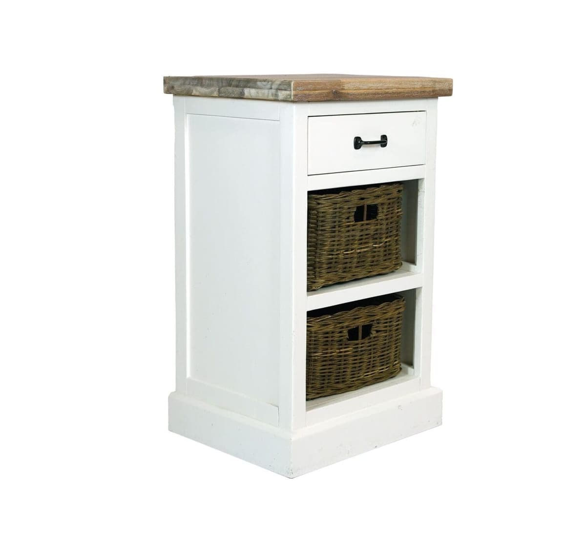 Landelijk mandenkastje 50 cm