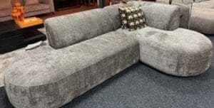 Landelijke sfeervolle ronde hoekbank