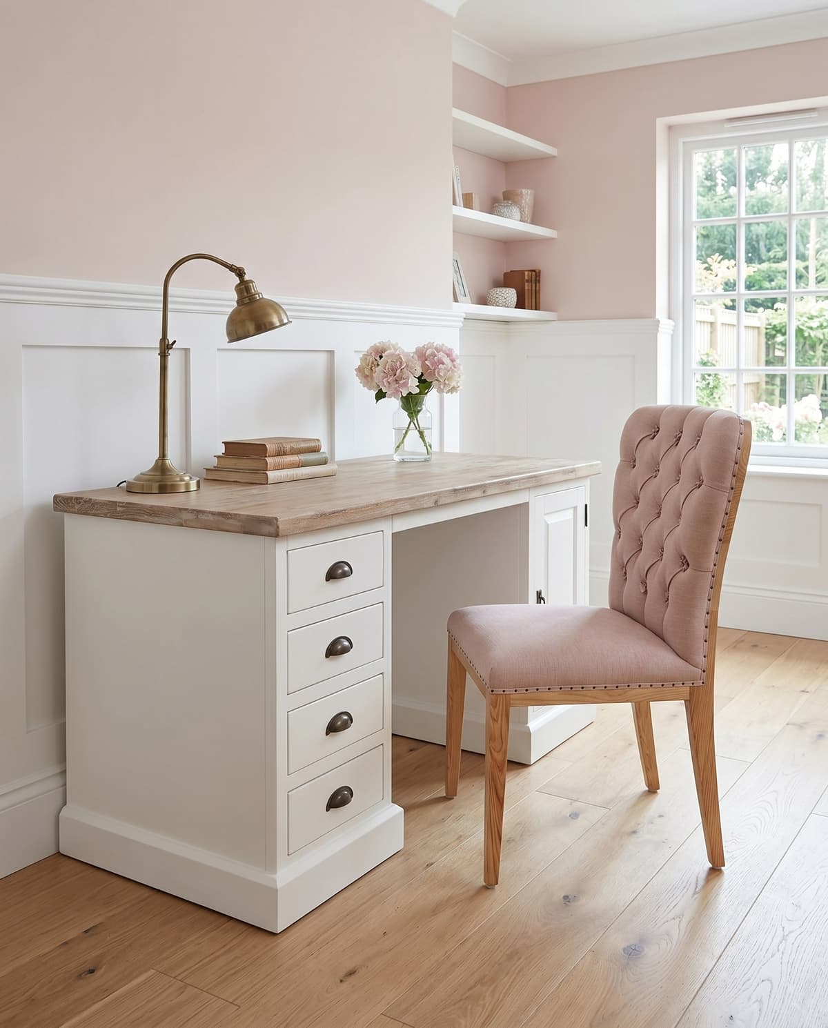 buro roze stoel