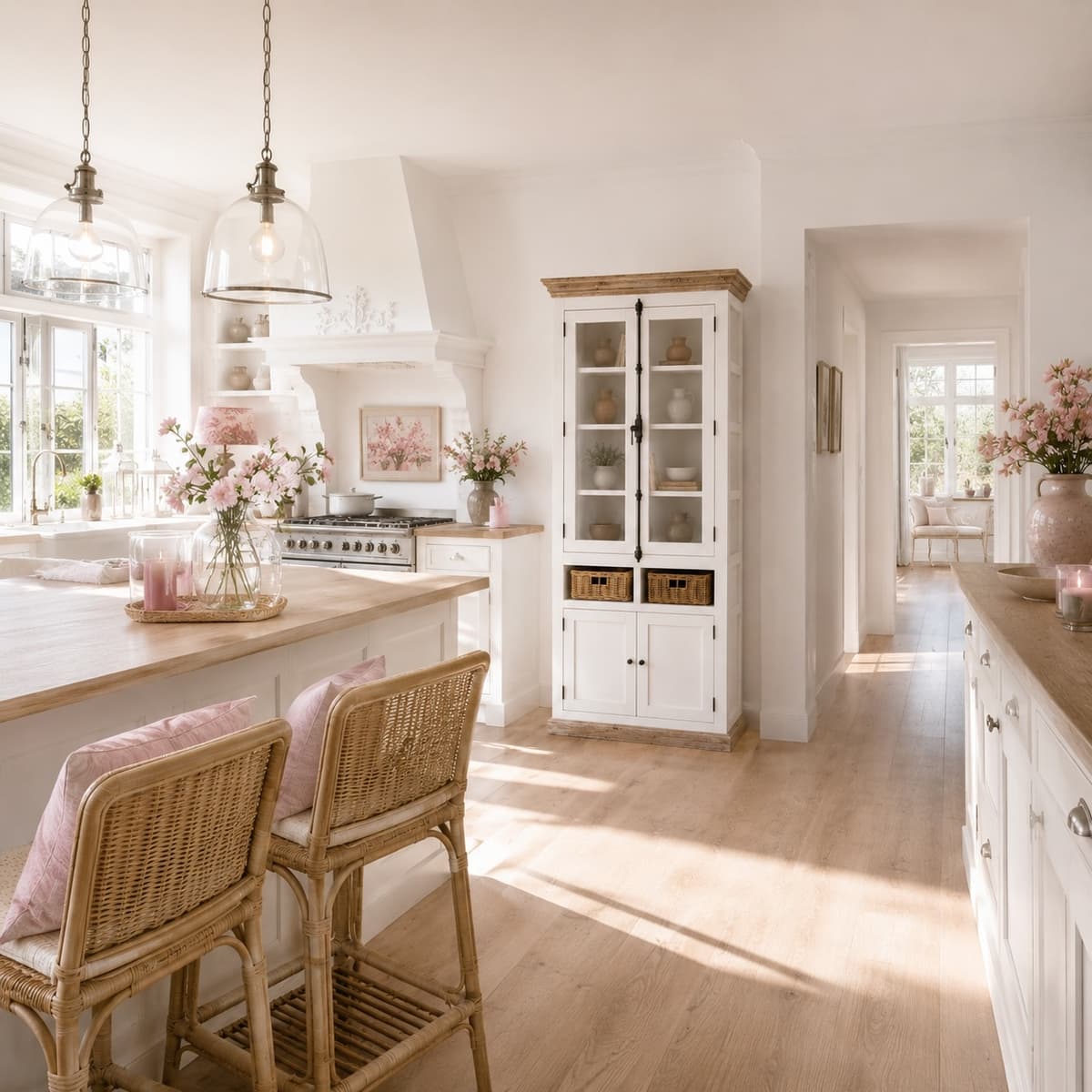 keuken met 1010 roze